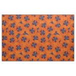 Scarlet Orange Poppy Seamless Pattern Fabric