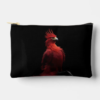 Scarlet Phoenix Sits Proudly Accessory Pouch