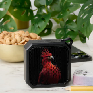 Scarlet Phoenix Sits Proudly Bluetooth Speaker