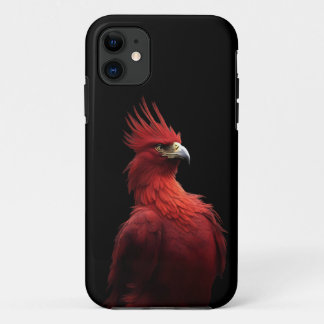 Scarlet Phoenix Sits Proudly iPhone 11 Case