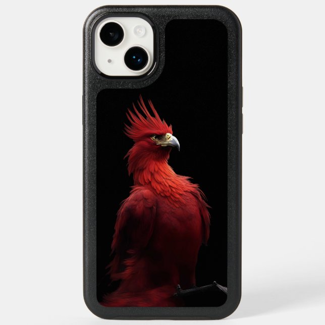 Scarlet Phoenix Sits Proudly Otterbox iPhone Case (Back)