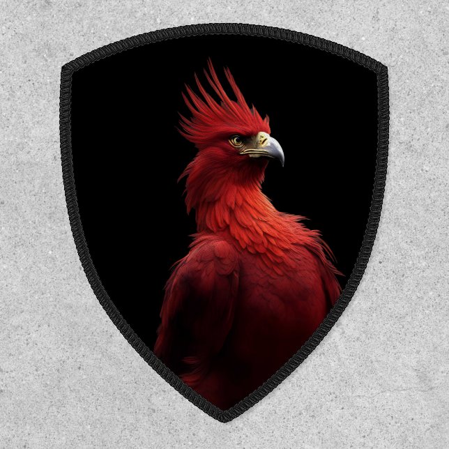 Scarlet Phoenix Sits Proudly Patch (Front)