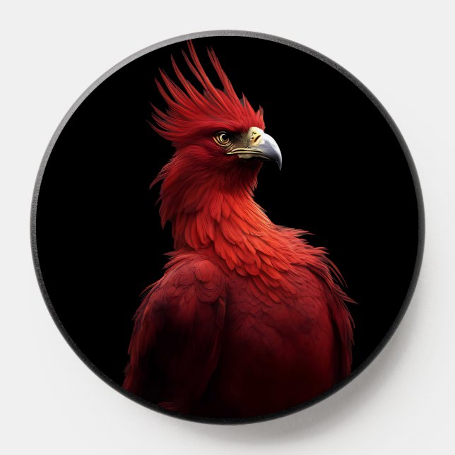 Scarlet Phoenix Sits Proudly PopSocket (Popsocket)