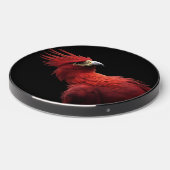 Scarlet Phoenix Sits Proudly Wireless Charger (Front 2)