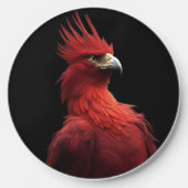Scarlet Phoenix Sits Proudly Wireless Charger (Front)