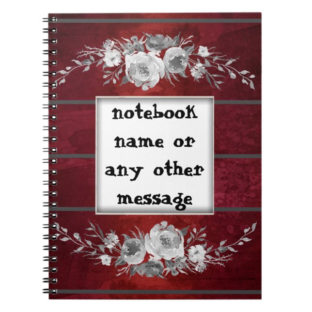 scarlet photobook notebook (Front)