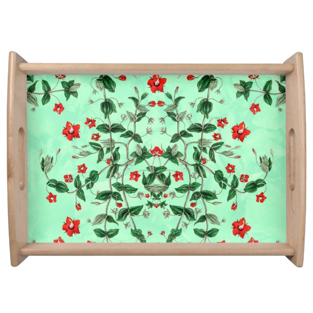 Scarlet Pimpernel serving tray (Front)