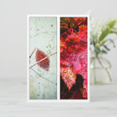 Scarlet Red Nature Art Bookmark (Standing Front)