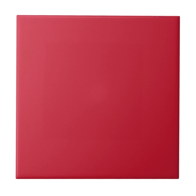 Scarlet Red Solid Color Tile (Front)