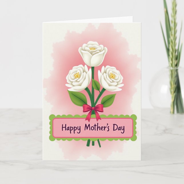 Scarlet Ribbon Mothers Day Card (Front)