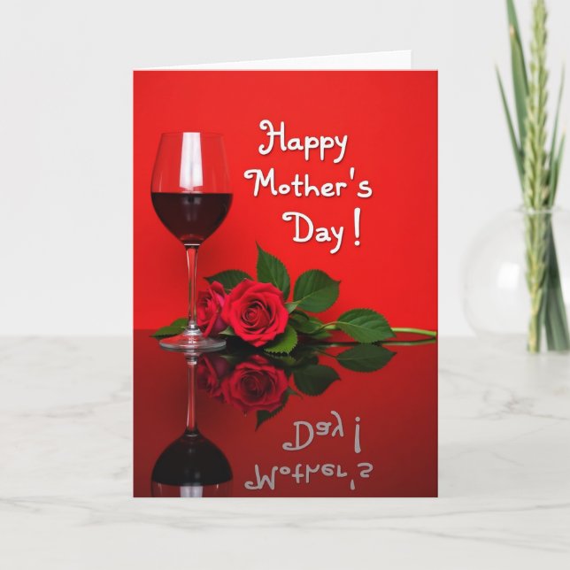 Scarlet Roses Greeting Card (Front)