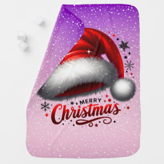 Scarlet Santa Hat Glow Baby Blanket