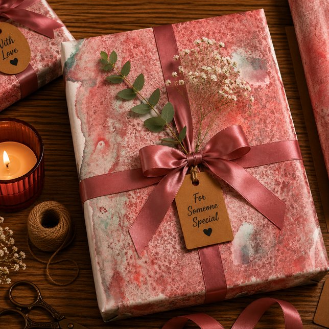 Scarlet Sediment Wrapping Paper Sheets (Creator Uploaded)