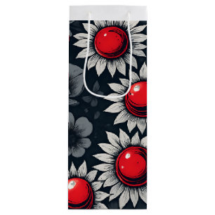 Scarlet Snow Night Garden Wine Gift Bag