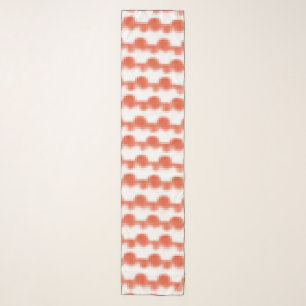 Scarlet Stencil Chiffon Scarf
