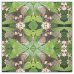 Scarlet Swallowtail Butterfly Macro Patterned Fabric