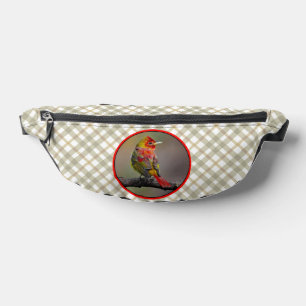 Scarlet Tanager Molting Original Photograph Fanny Pack
