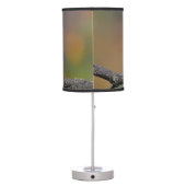 Scarlet Tanager Molting - Original Photograph Table Lamp (Back)