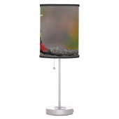 Scarlet Tanager Molting - Original Photograph Table Lamp (Right)