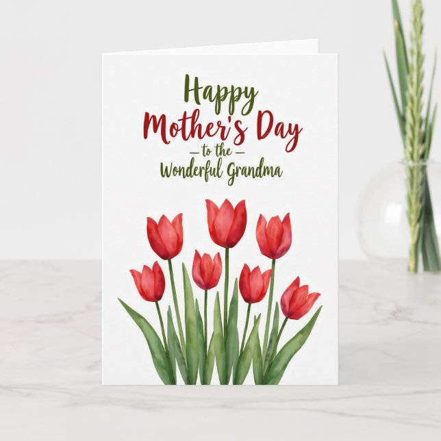 Scarlet Tulip Mother Card (Front)