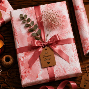 Scarlet Whispers Wrapping Paper Sheets