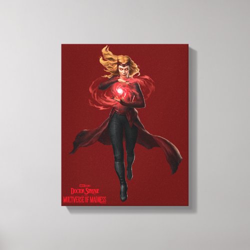 Scarlet Witch Chaos Magic Canvas Print