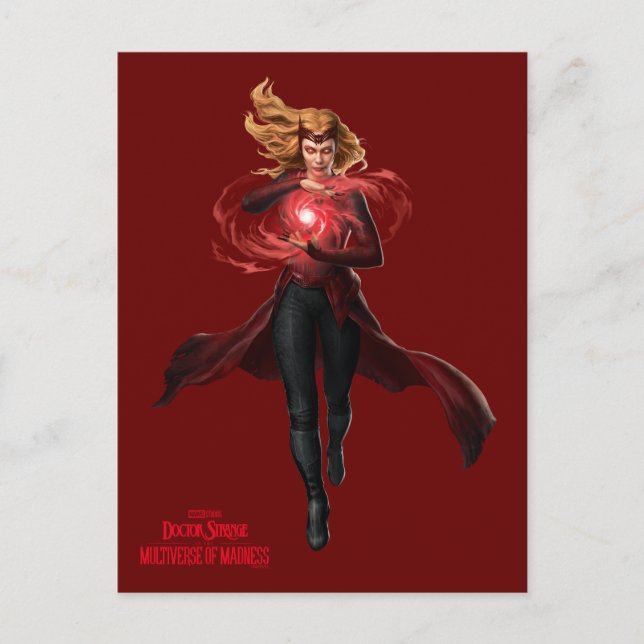 Scarlet Witch Chaos Magic Postcard (Front)