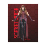 Scarlet Witch Character Art Canvas Print