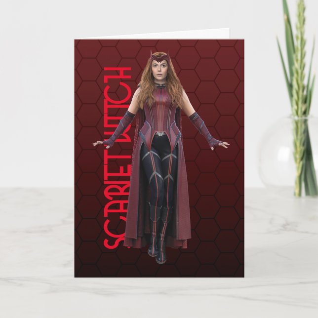 Scarlet Witch Character Art Card (Front)
