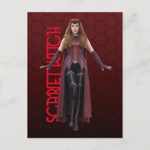 Scarlet Witch Character Art Postcard