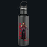 Scarlet Witch Character Art Stainless Steel Water Bottle<br><div class="desc">WandaVision | Featuring Elizabeth Olsen as the Scarlet Witch | Scarlet Witch character art.</div>