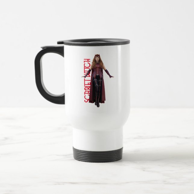 Scarlet Witch Character Art Travel Mug (Left)