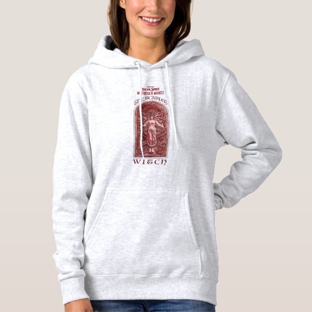 Scarlet Witch Darkhold Illustration Hoodie (Front)