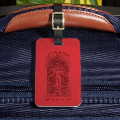 Scarlet Witch Darkhold Illustration Luggage Tag