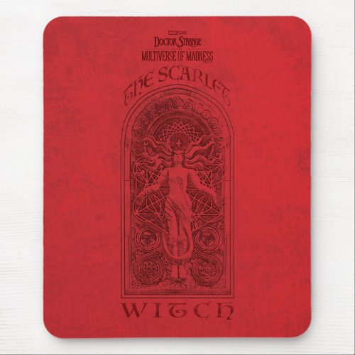 Scarlet Witch Darkhold Illustration Mouse Pad