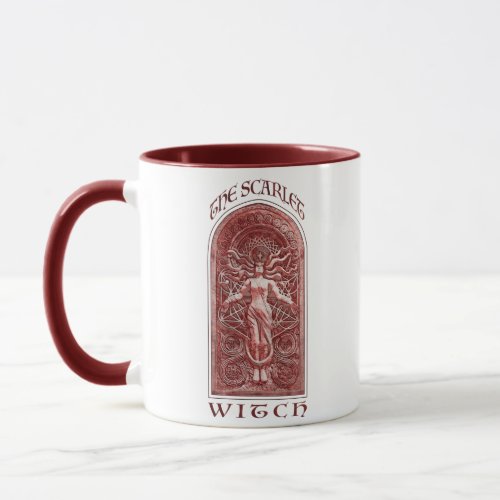 Scarlet Witch Darkhold Illustration Mug