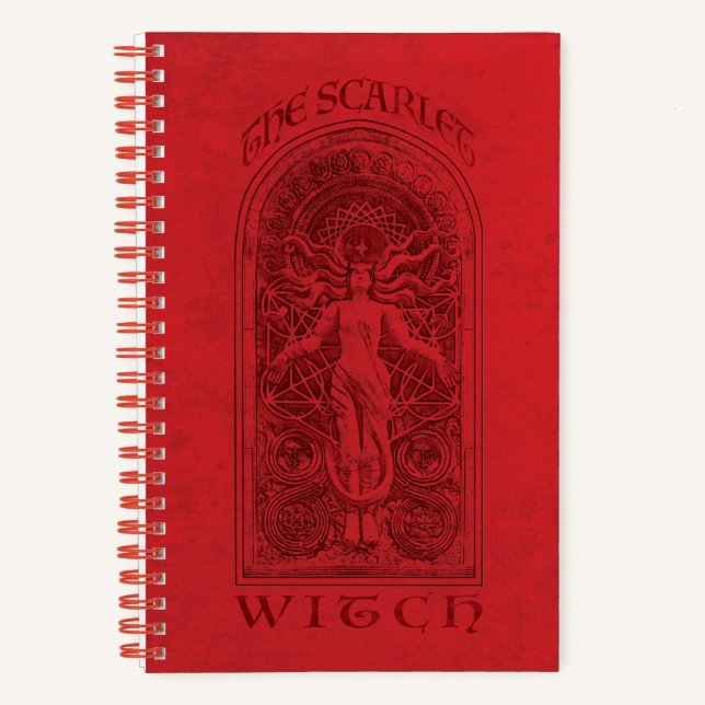 Scarlet Witch Darkhold Illustration Notebook (Front)