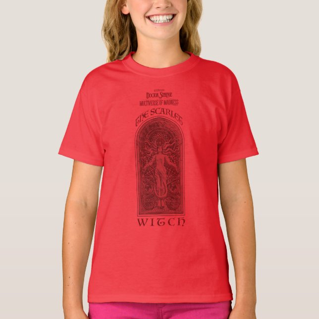 Scarlet Witch Darkhold Illustration T-Shirt (Front)