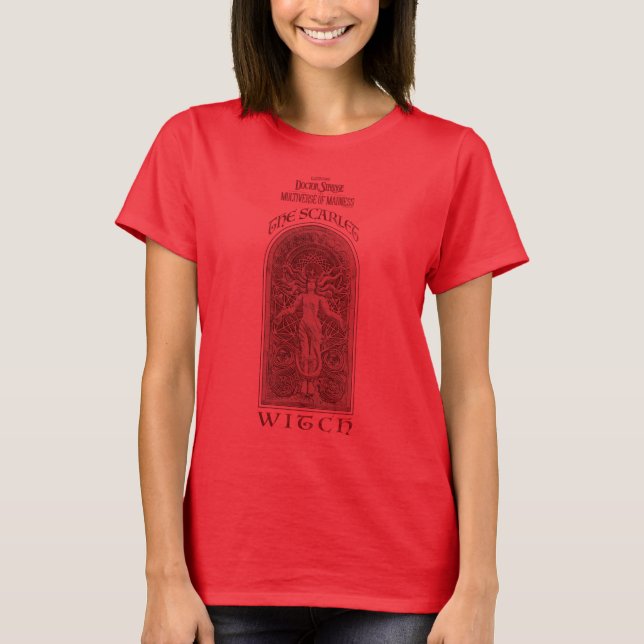 Scarlet Witch Darkhold Illustration T-Shirt (Front)