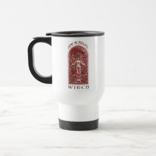 Scarlet Witch Darkhold Illustration Travel Mug