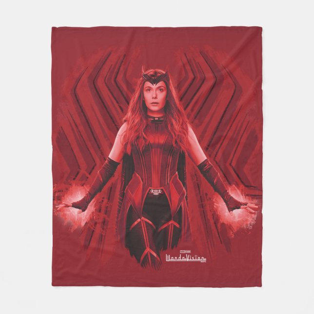 Scarlet Witch Graphic Fleece Blanket (Front)