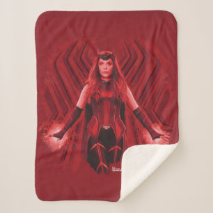 Scarlet Witch Graphic Sherpa Blanket