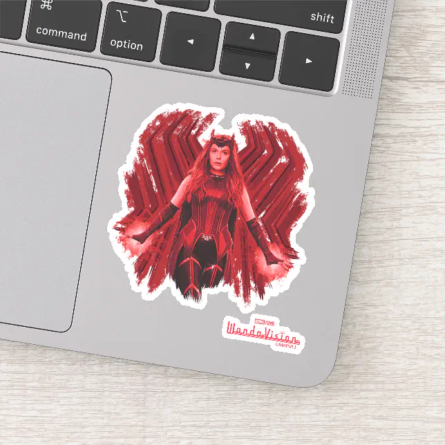 Scarlet Witch Graphic Sticker | Zazzle