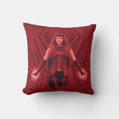 Scarlet Witch Graphic Throw Pillow