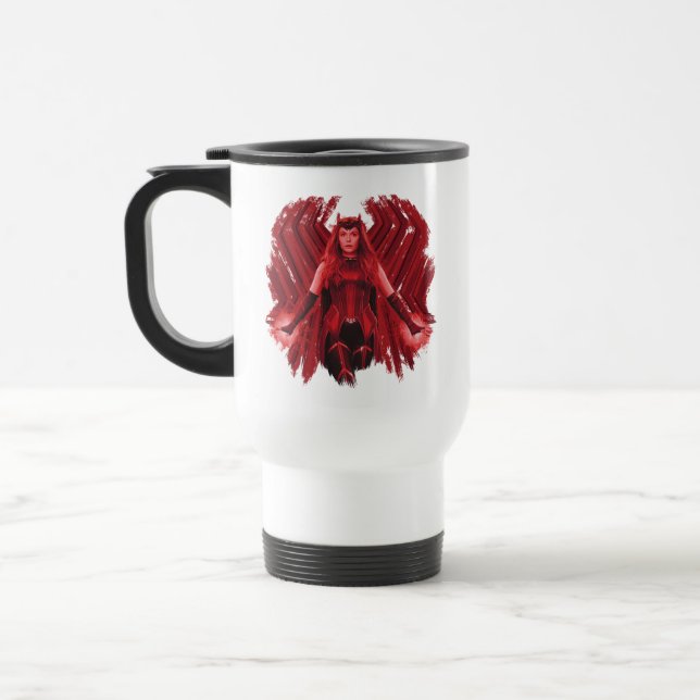 Scarlet Witch Graphic Travel Mug (Left)