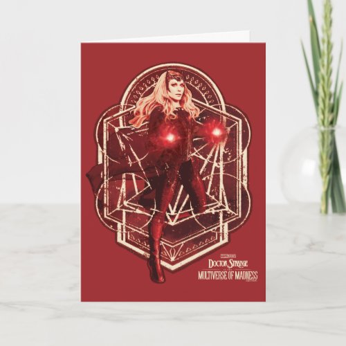 Scarlet Witch Mystic Art Nouveau Graphic Card