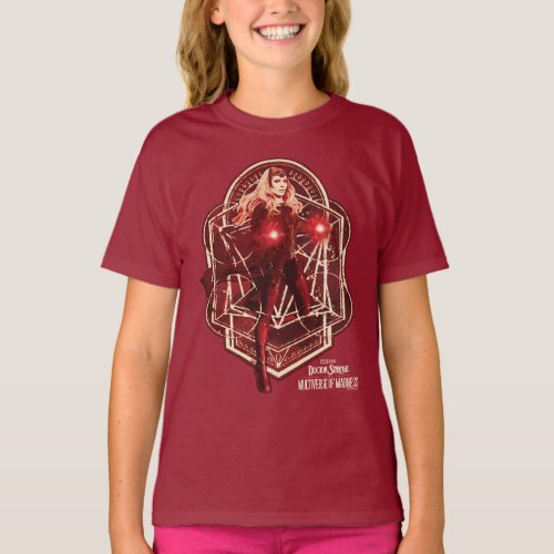 Scarlet Witch Mystic Art Nouveau Graphic T_Shirt