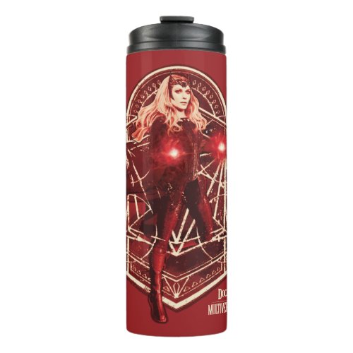 Scarlet Witch Mystic Art Nouveau Graphic Thermal Tumbler