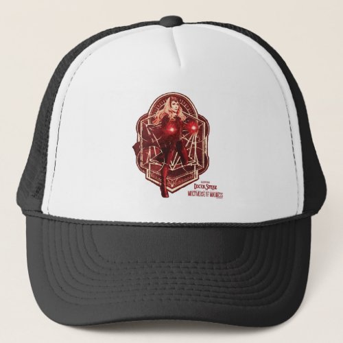 Scarlet Witch Mystic Art Nouveau Graphic Trucker Hat