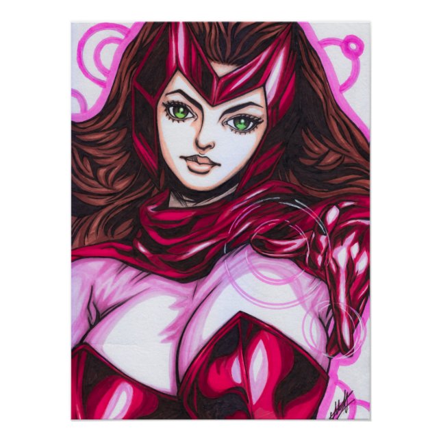 Scarlet Witch ~ Wanda Maximoff Poster (Front)